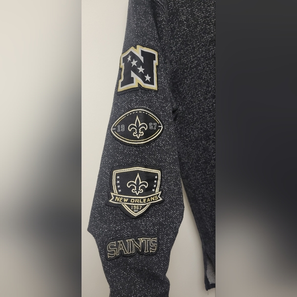 New Orleans Saints Long Sleeve Sweat Shirt NFL TEAM APPAREL small - Picture 4 of 12